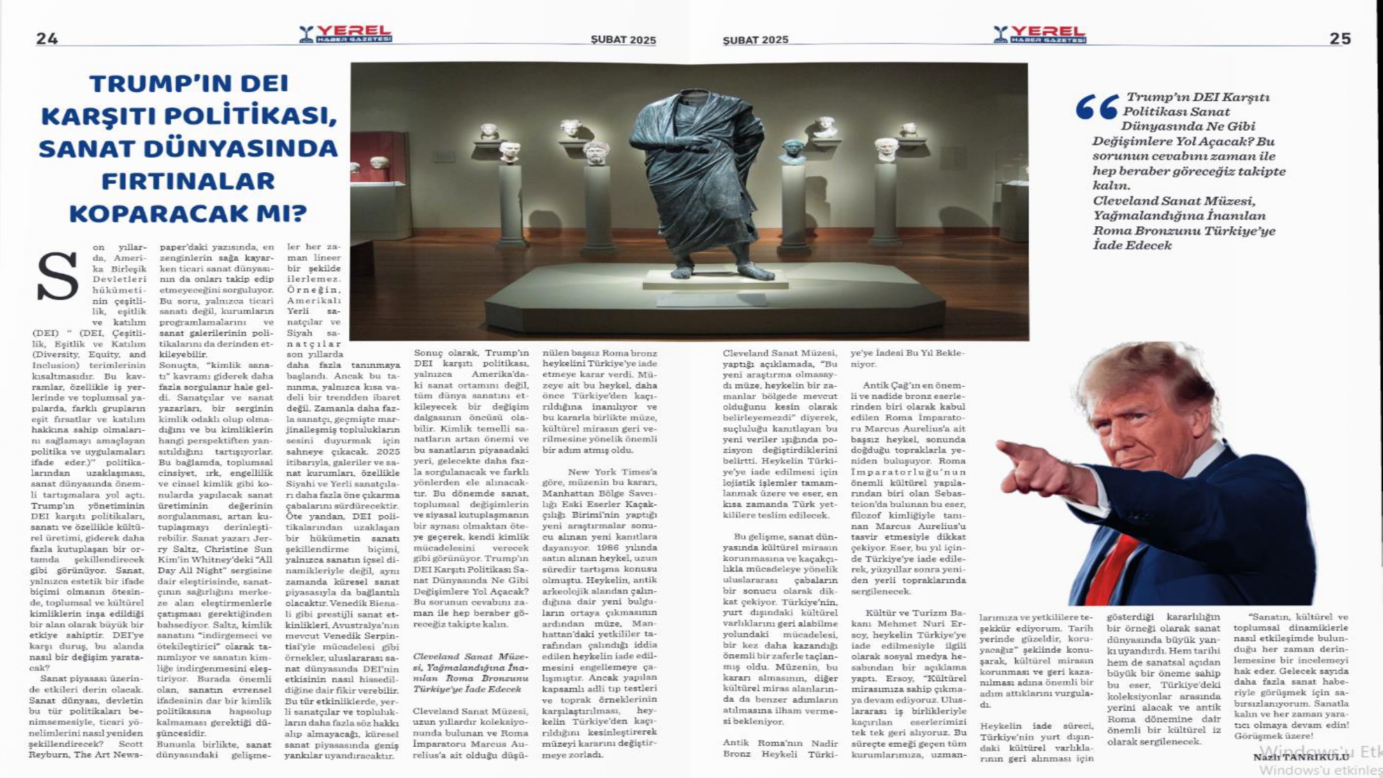 Trump’ın DEI Karşıtı Politikası, Sanat Dünyasında Fırtınalar Koparacak mı?