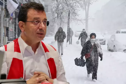 İMAMOĞLU'NDAN KAR UYARISI