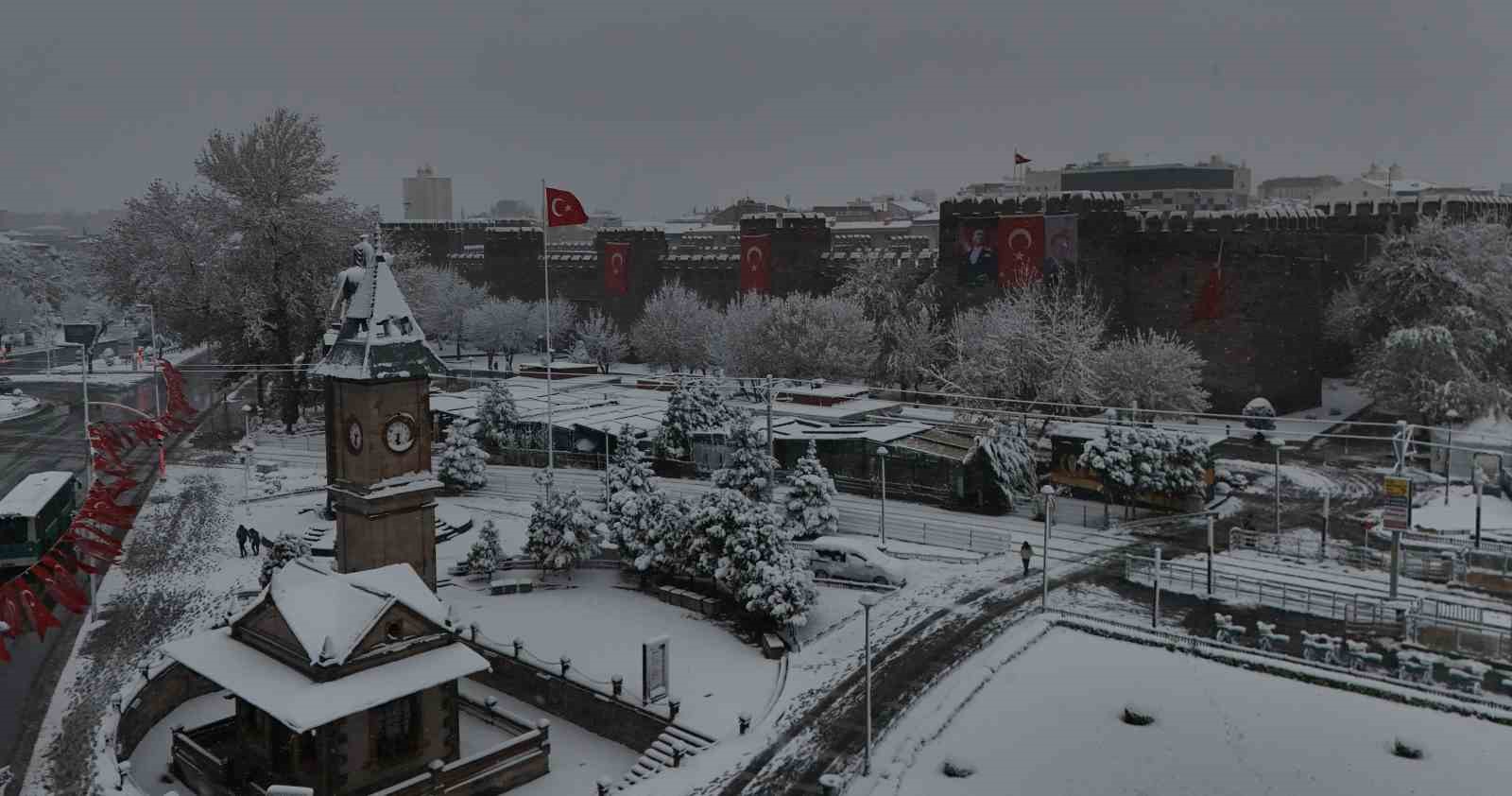 Kayseri’de kasım ayında son 20 yılın en fazla kar yağışı yaşandı
