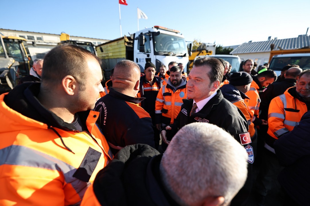 Silivri Belediyesi kışa hazırlık toplantısı yaptı